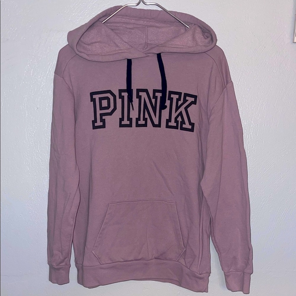 PINK Victoria’s Secret Mauve Hoodie Pullover Sweatshirt Small